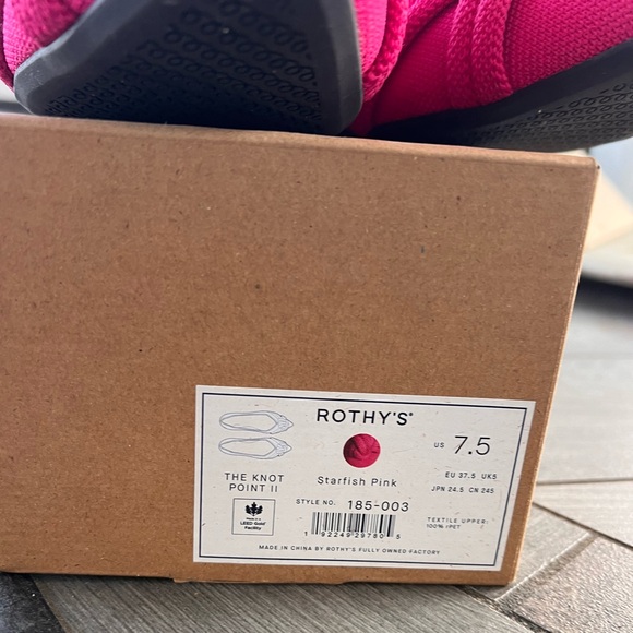 Rothy’s The Knot Point II Starfish Pink size 7.5 - Picture 3 of 7